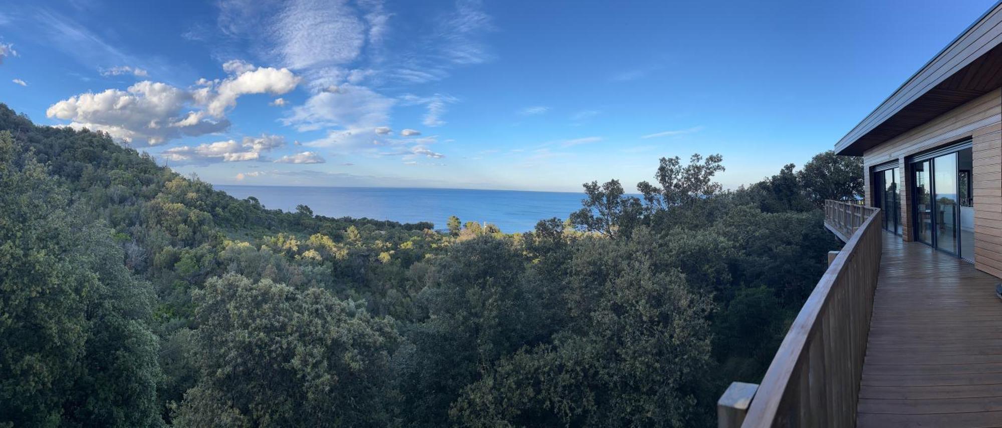 Villa L'Alpana En Bois Vue Mer A 180 Degres Sari-Solenzara Εξωτερικό φωτογραφία
